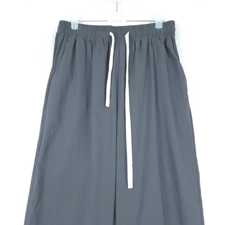 [BUNJANG] 여성 진그레이 밴딩 바스락 와이드팬츠(L~XL) / 여성 진그레이 밴딩 바스락 와이드팬츠(L~XL)
