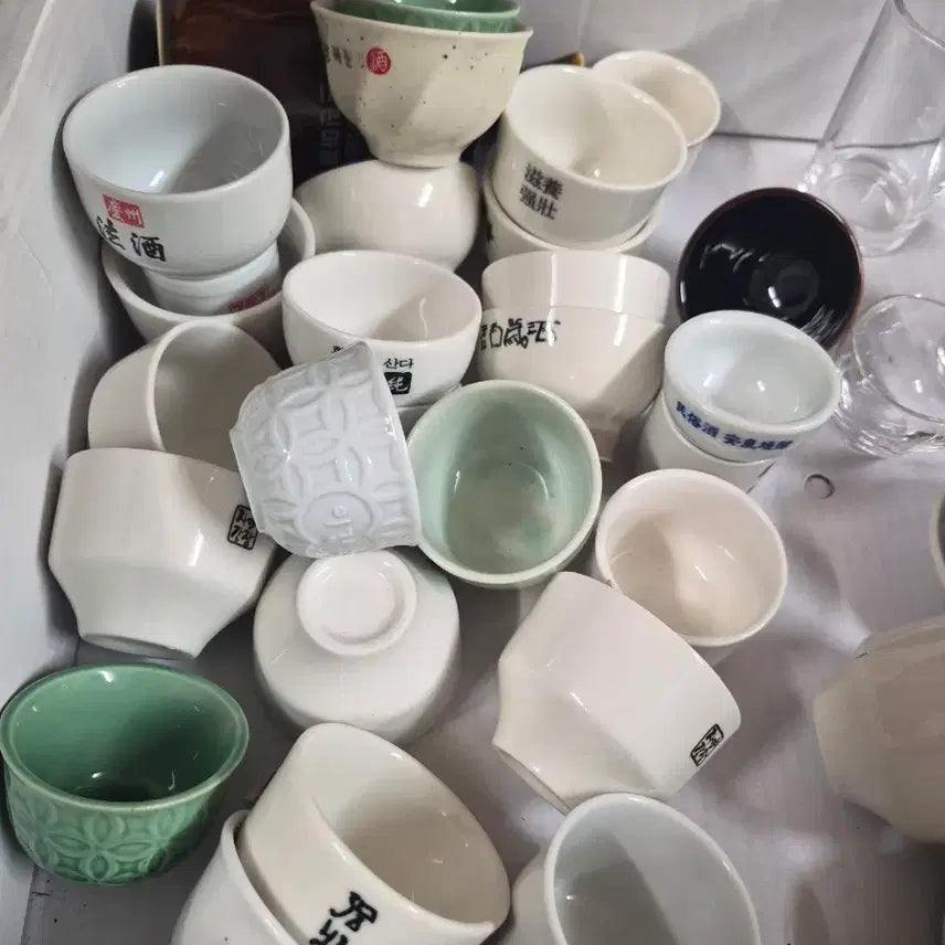 [SOLD OUT] 빈티지 도자기 소주잔 술잔 레트로컵