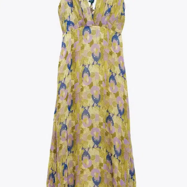 [SOLD OUT] ZARA 자라 프린트 맥시원피스