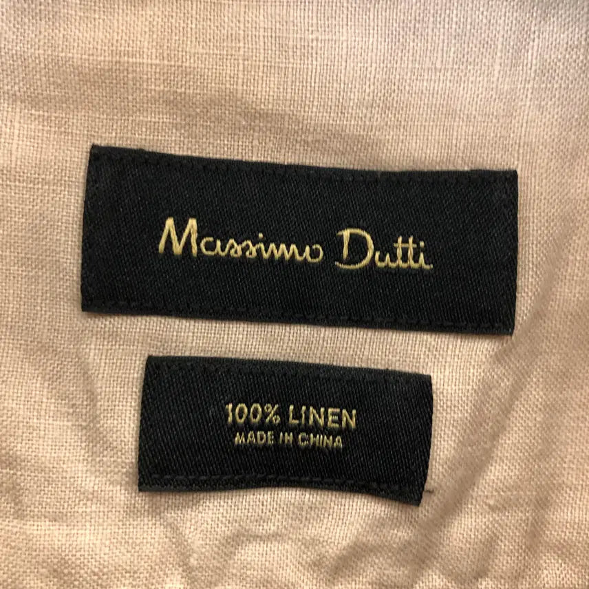 [SOLD OUT] 마시모두띠 프리미엄 린넨 100% 반팔셔츠 M