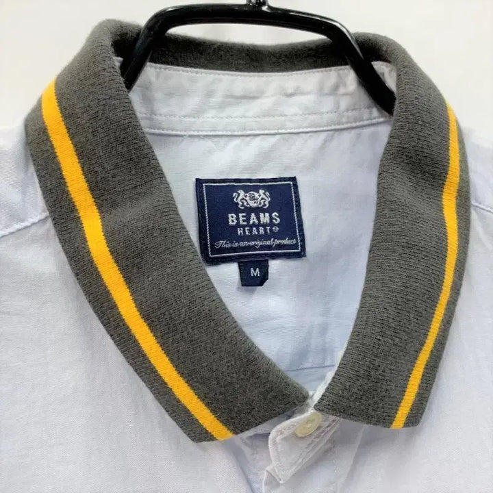 [BUNJANG] BEAMS HEART 빔스하트 시보리카라배색 셔츠 남방 C840 / BEAMS HEART 빔스하트 시보리카라배색 셔츠 남방 C840