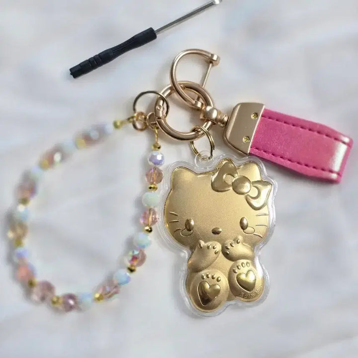 [BUNJANG] Handmade Gold Plated Car Keyring / 도금  자동차 키링