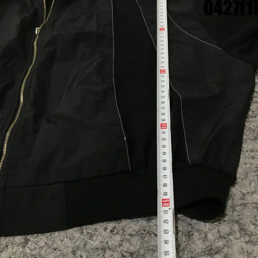 [SOLD OUT] L.Come 블랙 메쉬 후드 집업 자켓 s