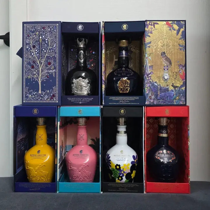 [BUNJANG] Royal Salute Whisky Bottle Bundle / 로얄살루트 위스키 공병 일괄