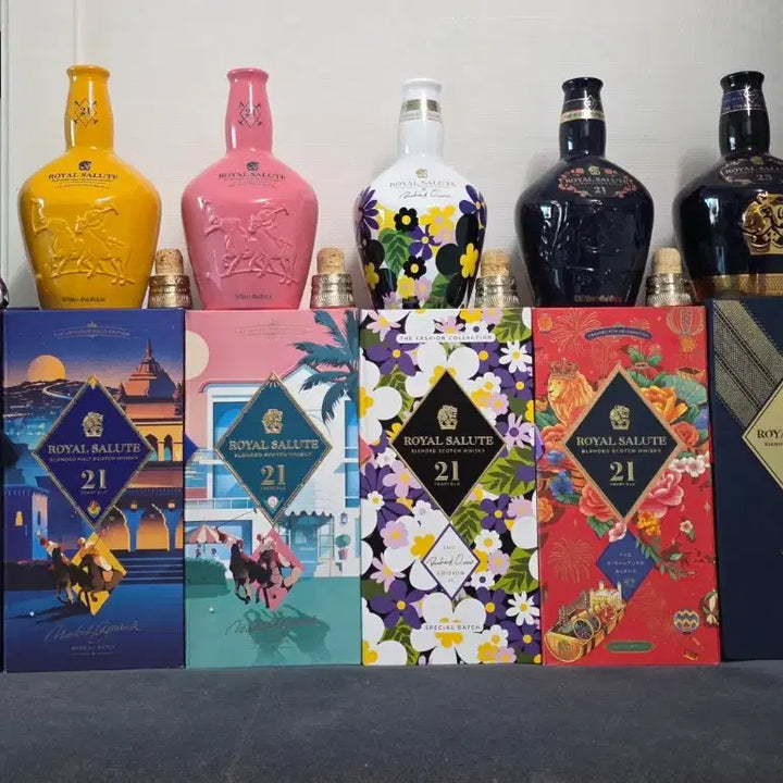 [BUNJANG] Royal Salute Whisky Bottle Bundle / 로얄살루트 위스키 공병 일괄
