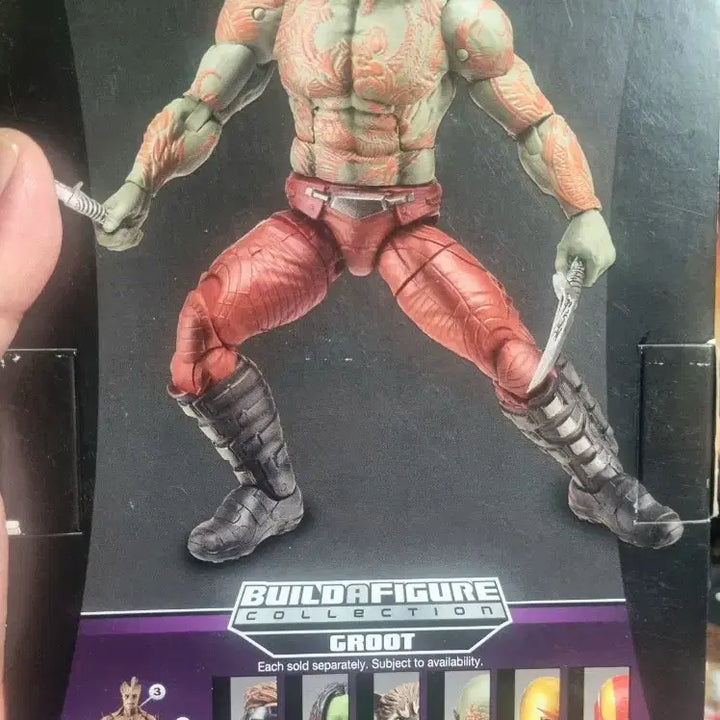 [BUNJANG] Marvel Legends Drax Full Package Action Figure / 마블레전드 가오갤 드렉스 풀팩키지