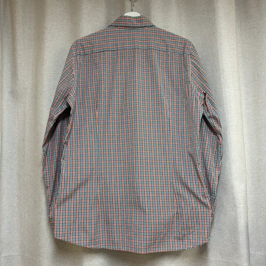 [BUNJANG] Lacoste Check Pattern Shirt (Size 42) / 라코스테 체크 패턴 셔츠 사이즈42 (100)