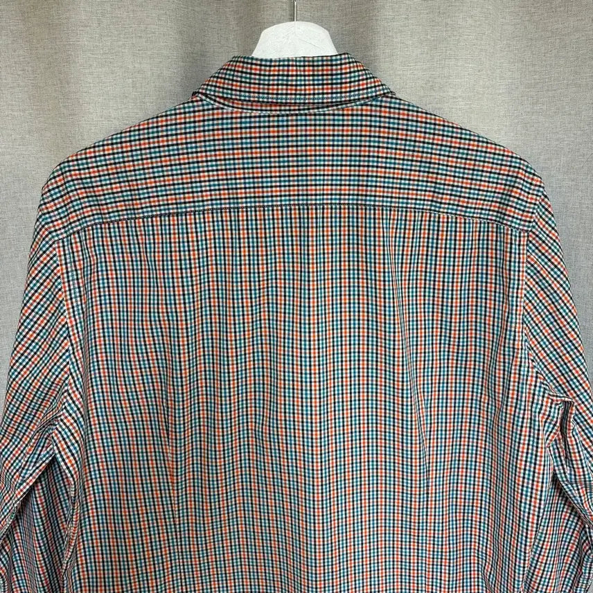 [BUNJANG] Lacoste Check Pattern Shirt (Size 42) / 라코스테 체크 패턴 셔츠 사이즈42 (100)