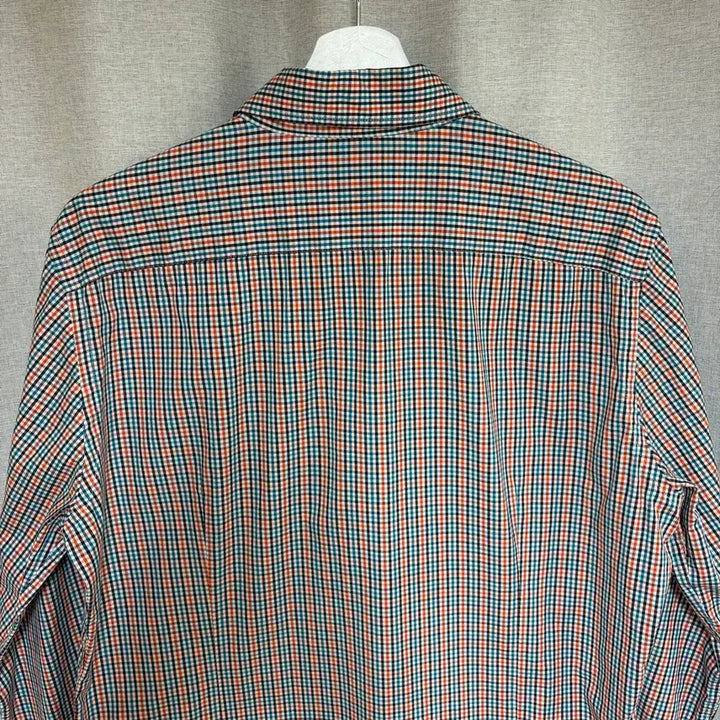 [BUNJANG] Lacoste Check Pattern Shirt (Size 42) / 라코스테 체크 패턴 셔츠 사이즈42 (100)
