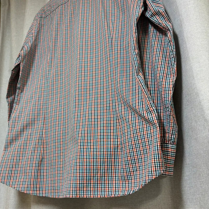 [BUNJANG] Lacoste Check Pattern Shirt (Size 42) / 라코스테 체크 패턴 셔츠 사이즈42 (100)