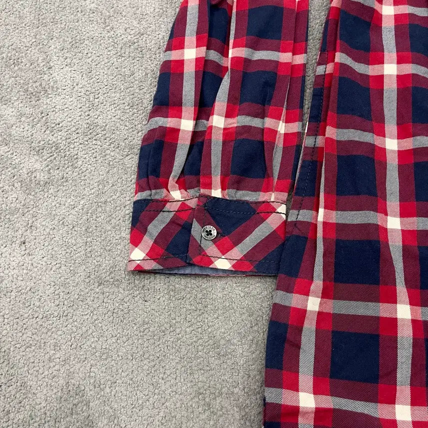 [BUNJANG] Tommy Hilfiger Checkered Shirt Dress / M 타미힐피거 체크 셔츠 원피스
