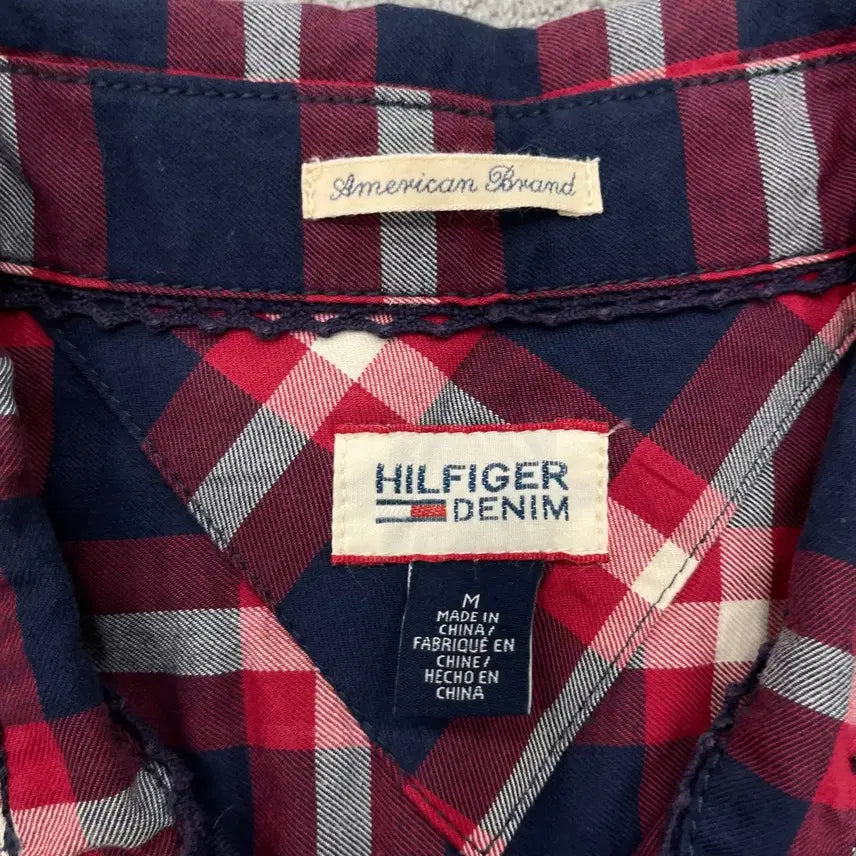 [BUNJANG] Tommy Hilfiger Checkered Shirt Dress / M 타미힐피거 체크 셔츠 원피스