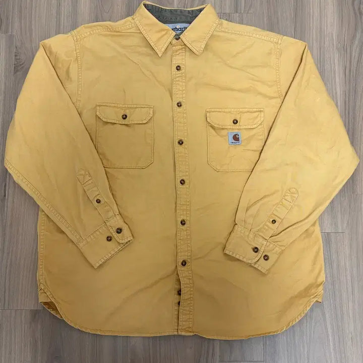 [SOLD OUT] 칼하트 셔츠 L 옐로우