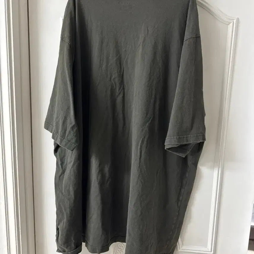 [BUNJANG] Carhartt Vintage 4XL Khaki Half Sleeve T-shirt / 칼하트 빈티지 4XL 카키색 반필티