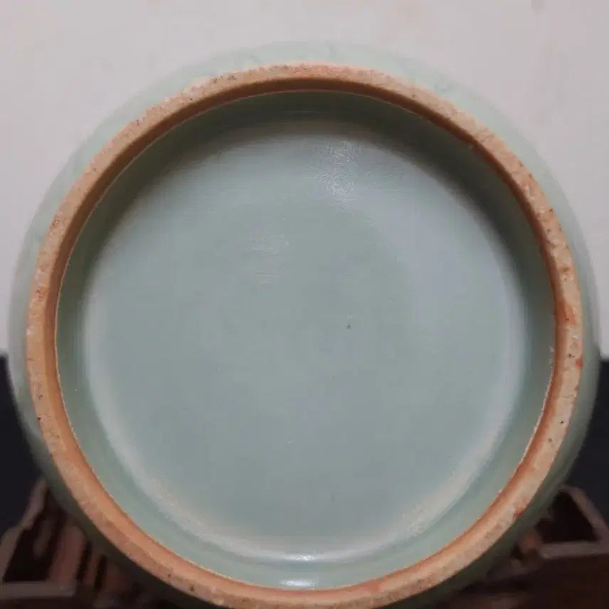 [BUNJANG] Chinese Celadon Porcelain Engraved Floral Motif Ewer / 중국 도자기, 골동품, 청자음각화문집호