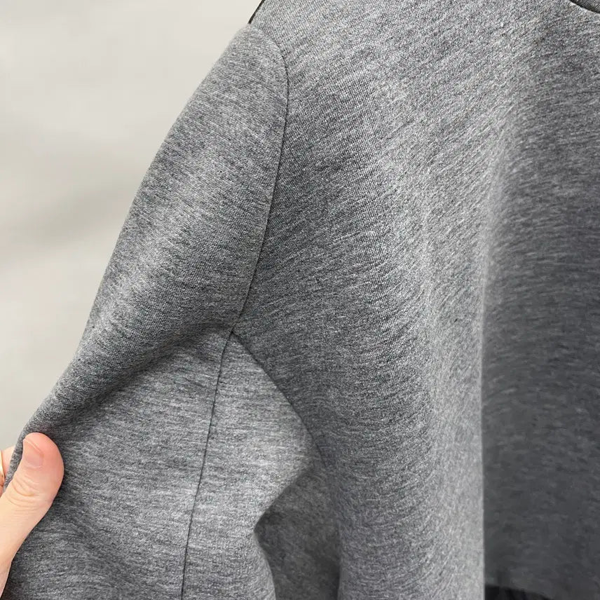 [BUNJANG] System Homme Mixed Material Long Sleeve Sweatshirt / 시스템옴므 소재 믹스 긴팔 맨투맨