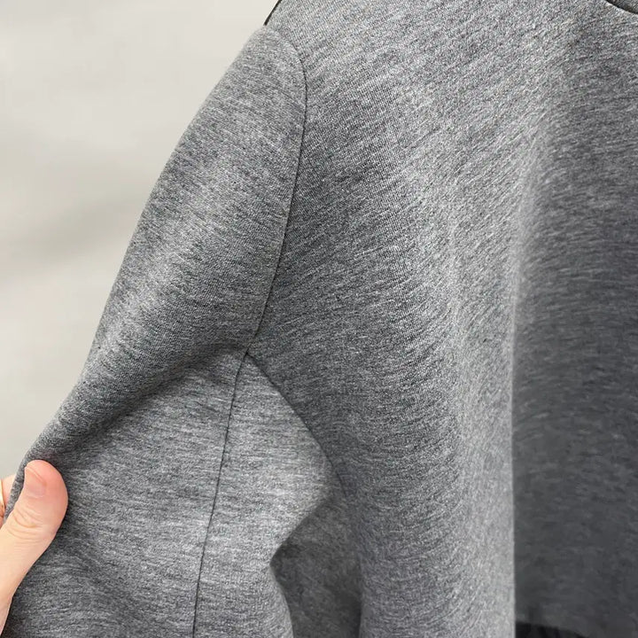 [BUNJANG] System Homme Mixed Material Long Sleeve Sweatshirt / 시스템옴므 소재 믹스 긴팔 맨투맨