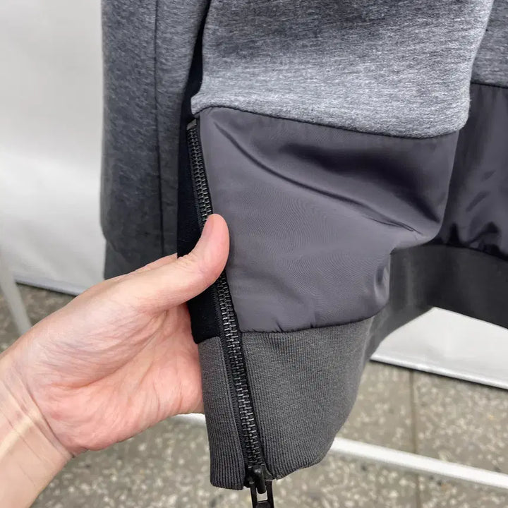 [BUNJANG] System Homme Mixed Material Long Sleeve Sweatshirt / 시스템옴므 소재 믹스 긴팔 맨투맨