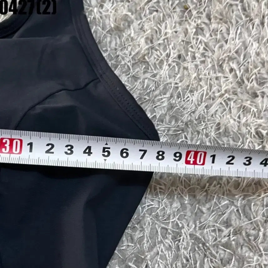 [SOLD OUT] 데상트 블랙 민소매 탱크탑 여성용