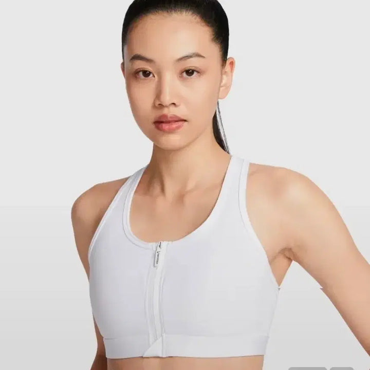 [BUNJANG] Nike Swoosh Front Zip Sports Bra L / 나이키 스우시 프런트 지퍼 스포츠 브라 L