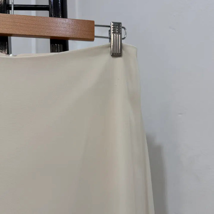 [SOLD OUT] (M)아이보리 쉬폰 롱치마 롱스커트 4460