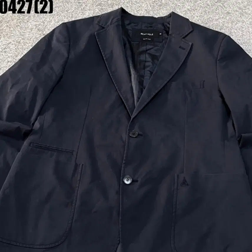 [SOLD OUT] 빈폴 남성 네이비 면 혼방 블레이저