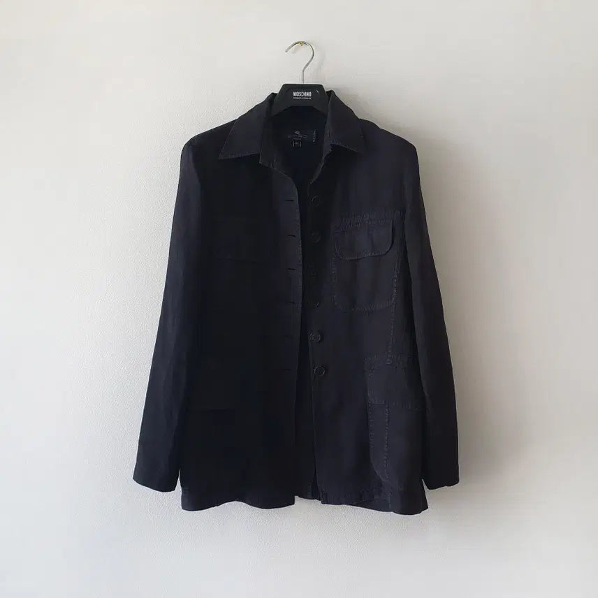 [BUNJANG] 에트로(ETRO) 블랙 린넨 자켓 42사이즈 / 에트로(ETRO) 블랙 린넨 자켓 42사이즈