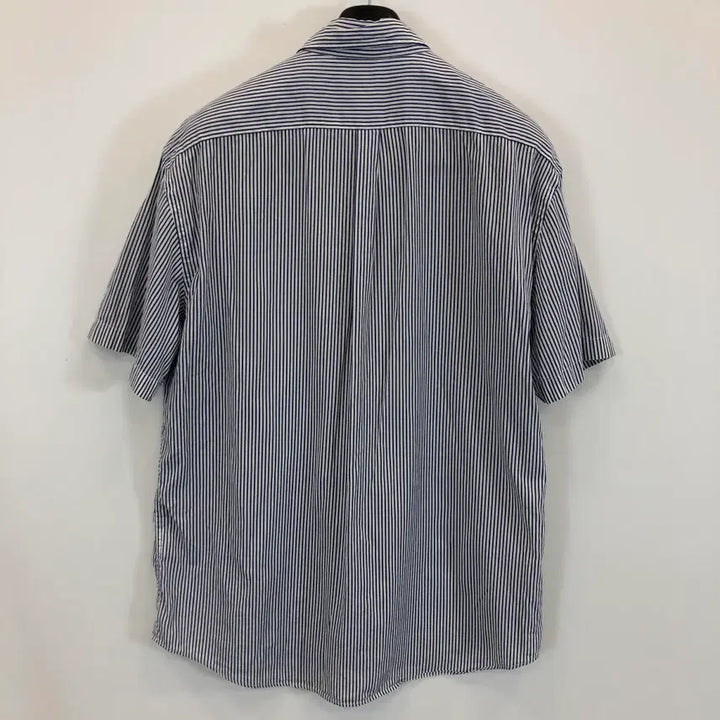 [SOLD OUT] 빈폴 자수로고 스트라이프 반팔셔츠 110
