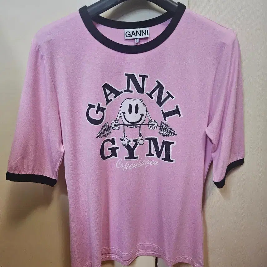 [SOLD OUT] M) 가니 짐 로고 본본 반팔 티셔츠