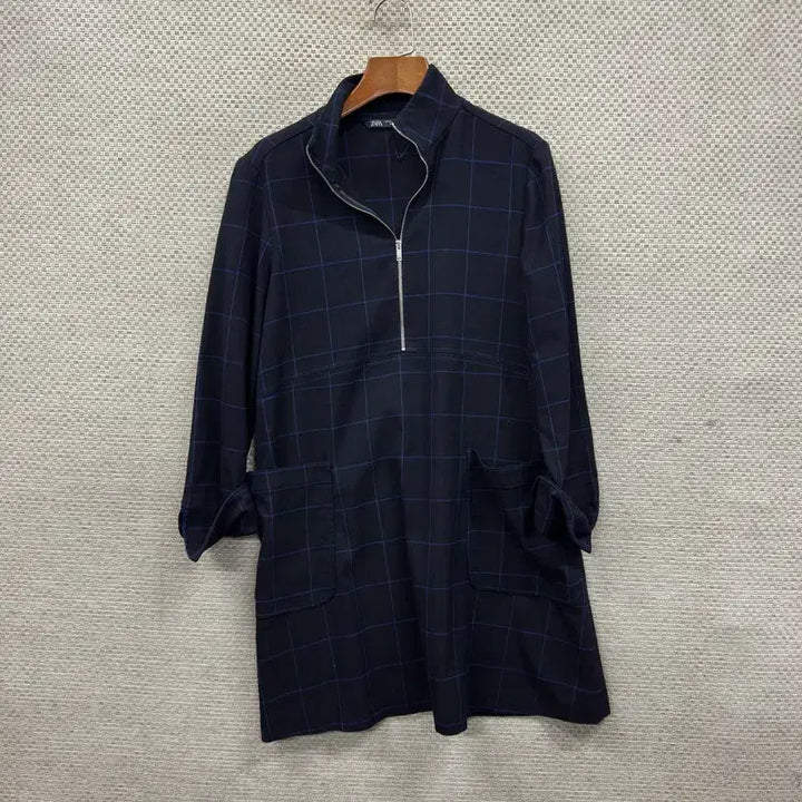 [BUNJANG] 자라 ZARA 반집업 긴팔 원피스 XS D00071 / 자라 ZARA 반집업 긴팔 원피스 XS D00071