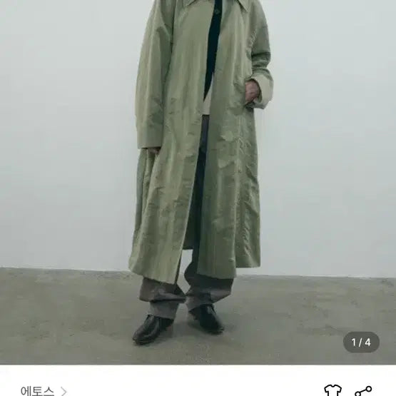 [SOLD OUT] 에토스 플레어 트렌치