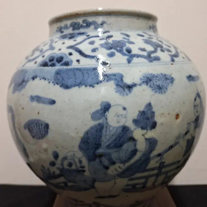 [BUNJANG] 중국 도자기, 골동품, 청화백자,고사인물문호,내부청화도 / 중국 도자기, 골동품, 청화백자,고사인물문호,내부청화도