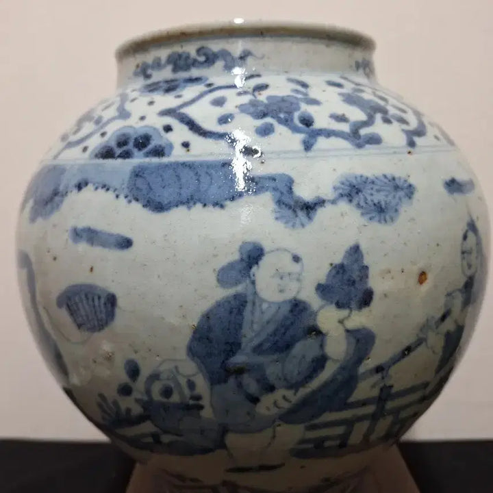 [BUNJANG] 중국 도자기, 골동품, 청화백자,고사인물문호,내부청화도 / 중국 도자기, 골동품, 청화백자,고사인물문호,내부청화도