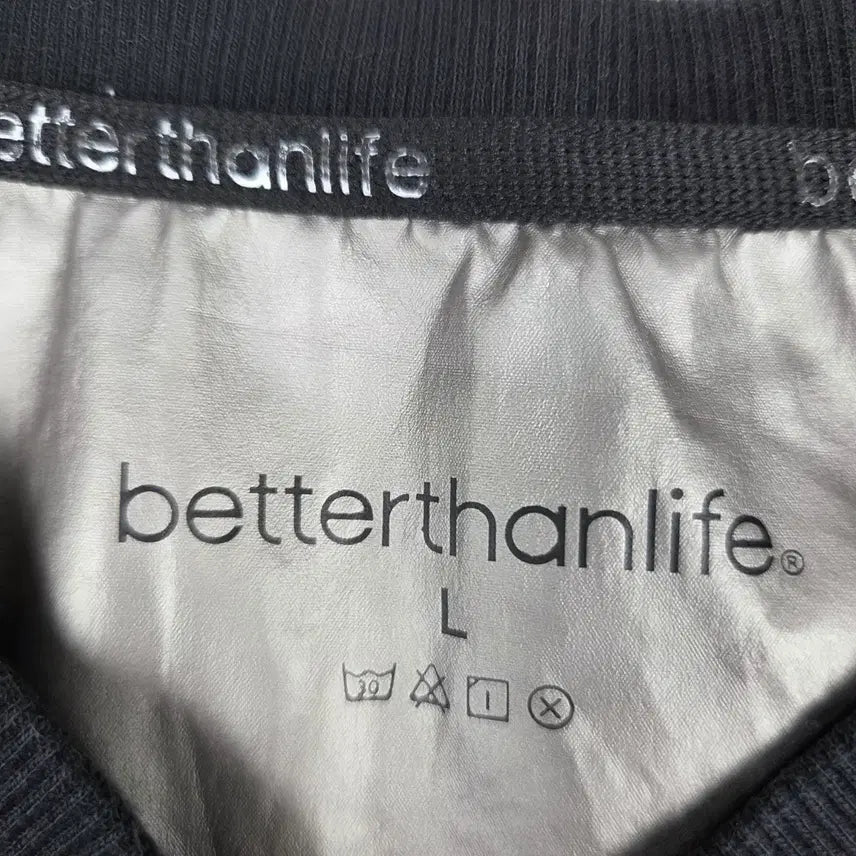[BUNJANG] better than life 남성 블랙  트레이닝 땀복 상의(L) / better than life 남성 블랙  트레이닝 땀복 상의(L)
