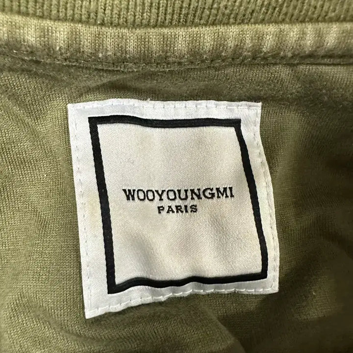 [SOLD OUT] 우영미 반팔 올리브 54사이즈