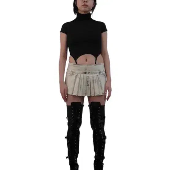 [SOLD OUT] weak generation dirty pleated skirt s