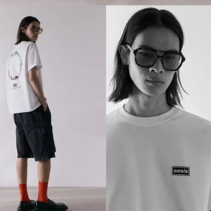 [BUNJANG] 미개봉신품) 오아시스 x h&amp;m 루즈핏 티셔츠 L / 미개봉신품) 오아시스 x h&amp;m 루즈핏 티셔츠 L