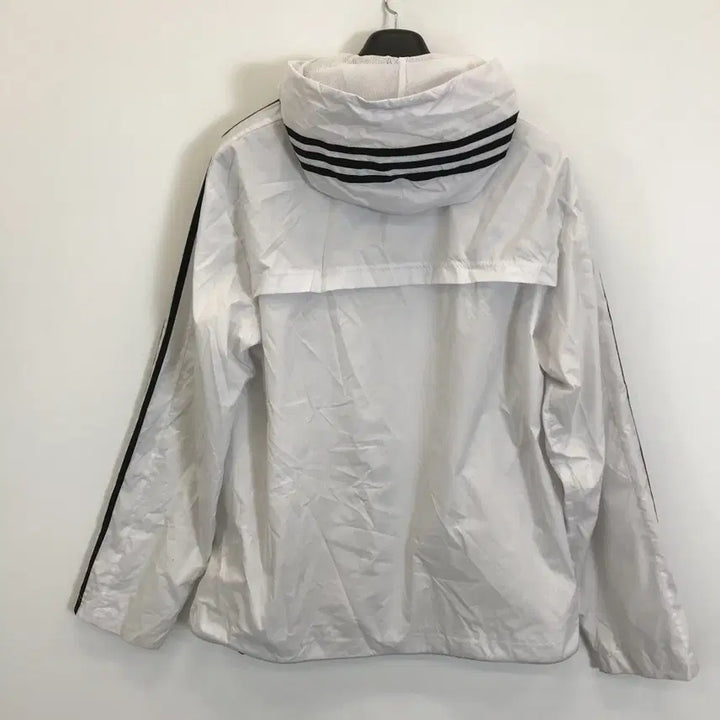 [BUNJANG] Adidas Essentials 3S Windbreaker Jacket / 아디다스 에센셜 3S 바람막이 화이트 [L]