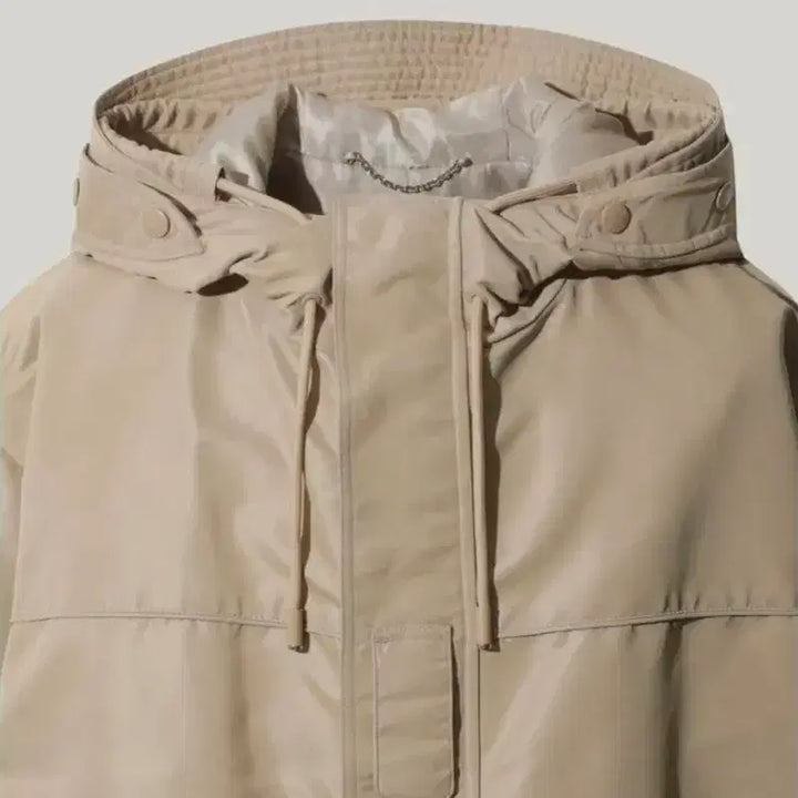 [BUNJANG] IRO 23FW 이로 나일론 후드 세미오버 자켓 L 베이지 / IRO 23FW 이로 나일론 후드 세미오버 자켓 L 베이지