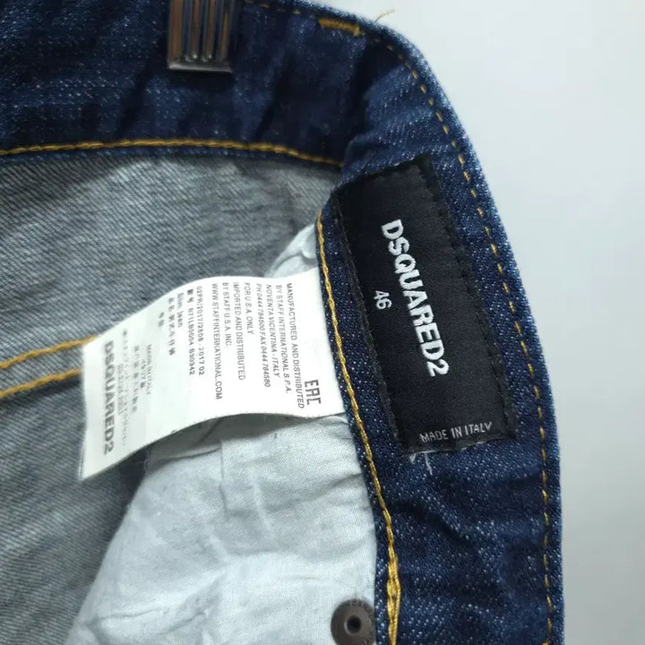 [BUNJANG] Dsquared2 Painting Wash Jeans / 디스퀘어드2 페인팅덧댐 워싱진 ( 30/46 )