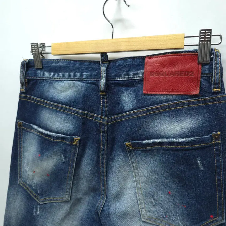 [BUNJANG] Dsquared2 Painting Wash Jeans / 디스퀘어드2 페인팅덧댐 워싱진 ( 30/46 )