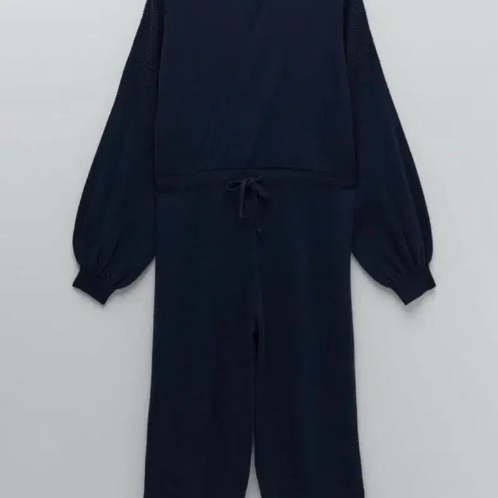 [BUNJANG] Zara Navy Knit Jumpsuit / zara  네이비니트 점프수트