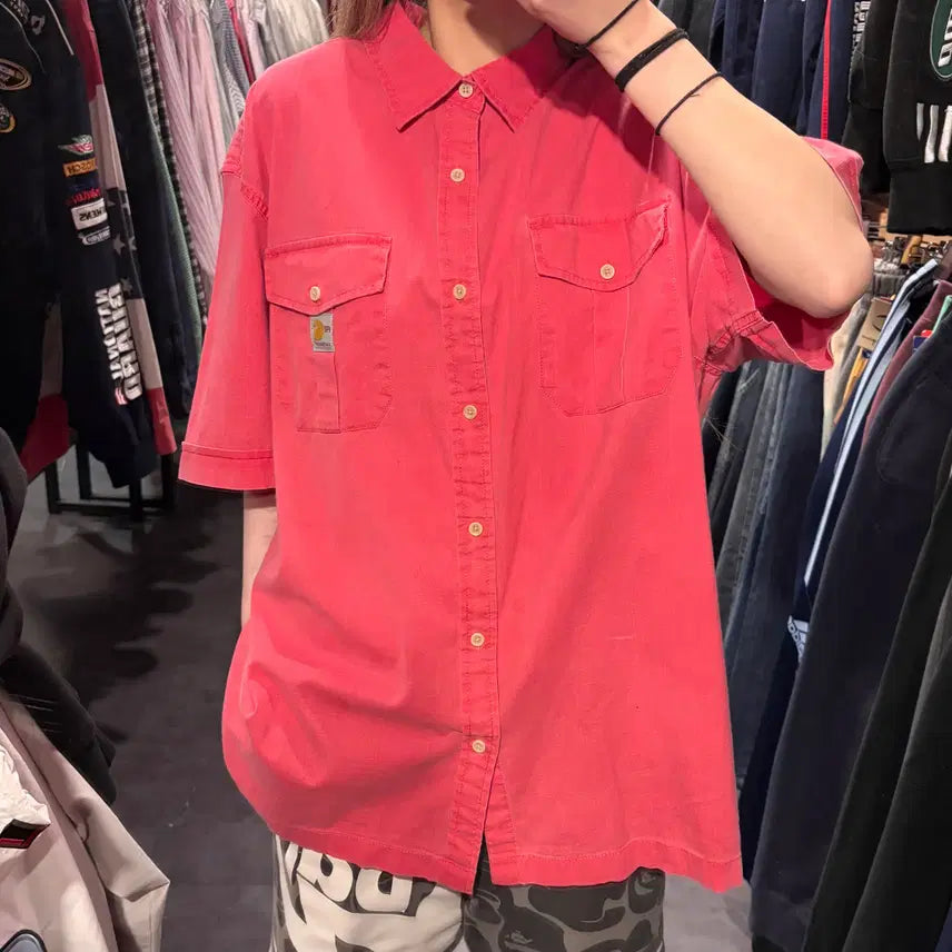 [BUNJANG] Carhartt Short Sleeve Shirt / carhartt 칼하트 반팔 셔츠