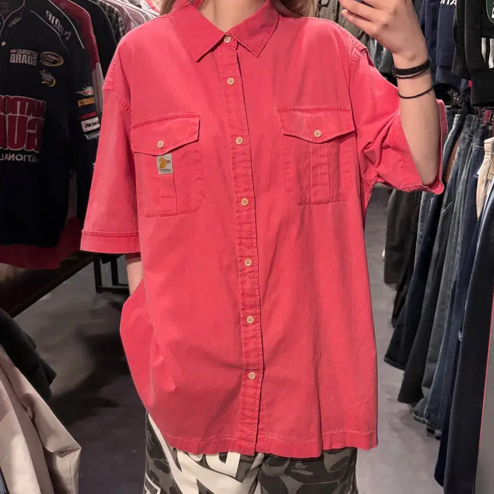 [BUNJANG] Carhartt Short Sleeve Shirt / carhartt 칼하트 반팔 셔츠