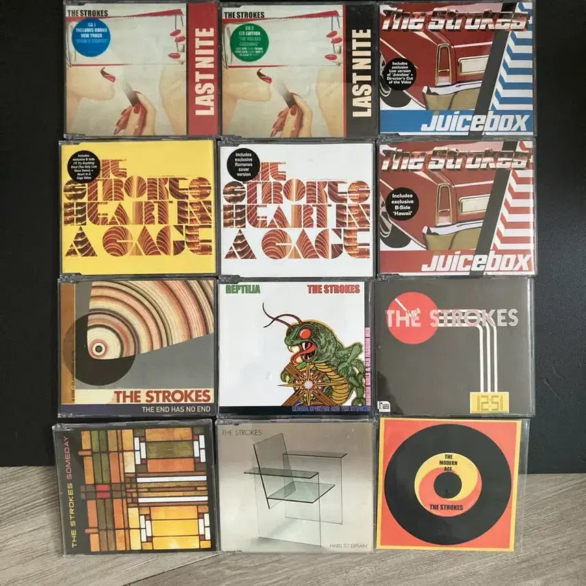 [BUNJANG] The Strokes CD Single Bundle Set / 스트록스- 싱글 CD 12장