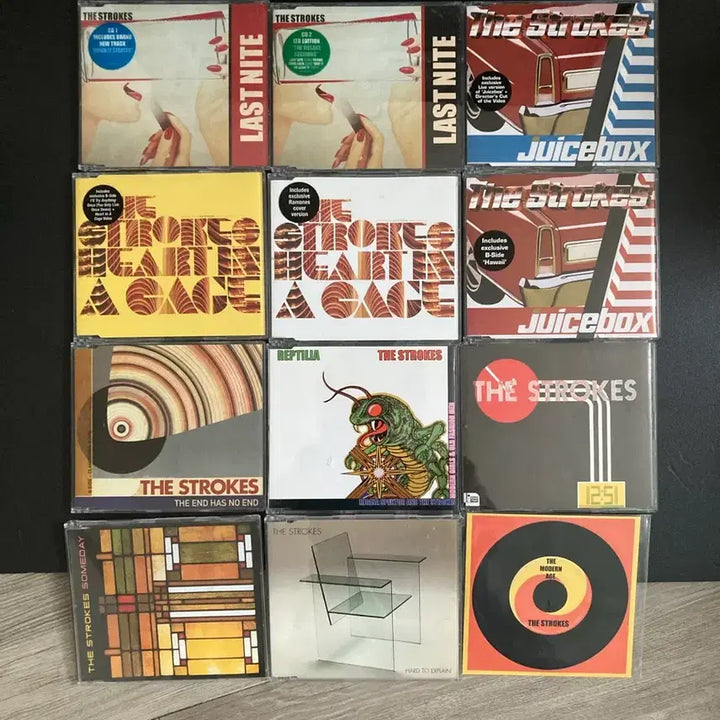 [BUNJANG] The Strokes CD Single Bundle Set / 스트록스- 싱글 CD 12장