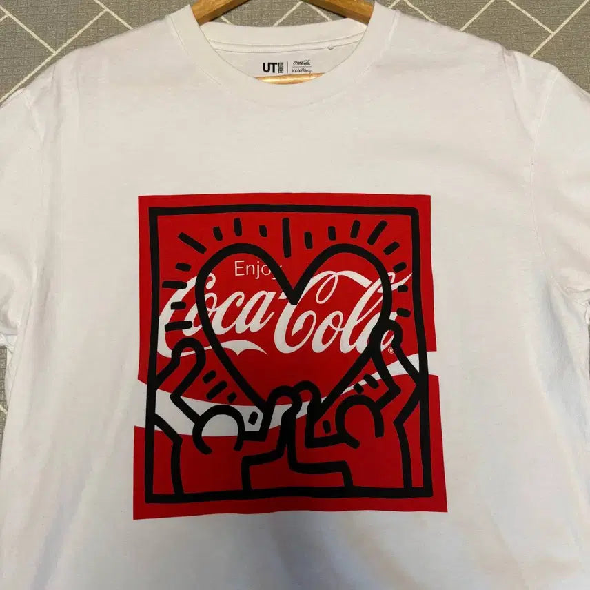 [SOLD OUT] 유니클로 남성 키스해링 콜라보 티셔츠 / L 100사이즈