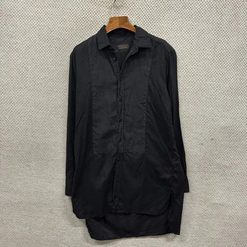 [BUNJANG] ZARA Linen Long Sleeve Shirt / 자라 ZARA 롱 린넨 긴팔 셔츠 S D00073