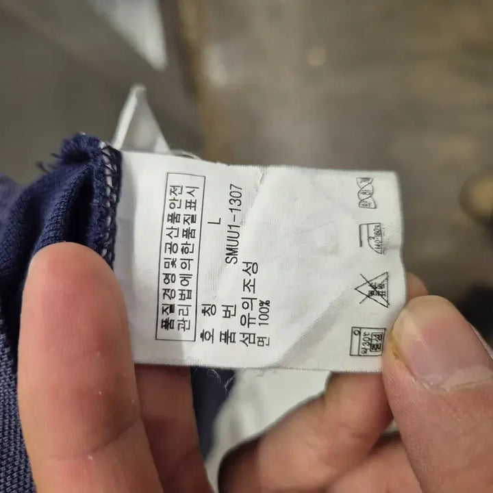[BUNJANG] 폴로 랄프로렌 네이비 색있는로고 반팔 폴로셔츠 L / 폴로 랄프로렌 네이비 색있는로고 반팔 폴로셔츠 L
