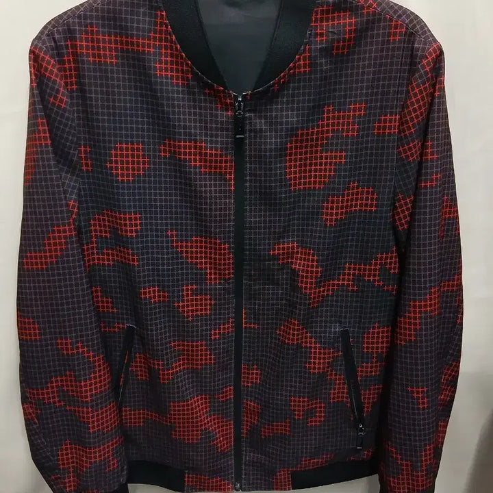 [SOLD OUT] 체크 패턴 남성 춘추용 점퍼 100